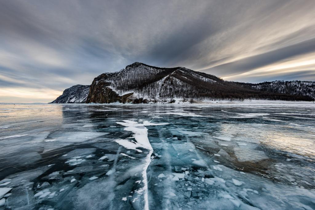 Baikal frozen